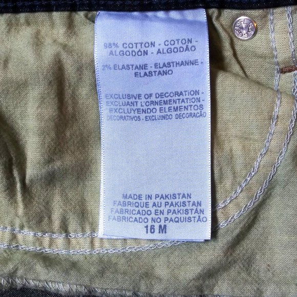 Vtg Levis Mid Rise Jeans Size 16M Stretch Pastel Green Acid Wash Interior- Flaw - Picture 8 of 12